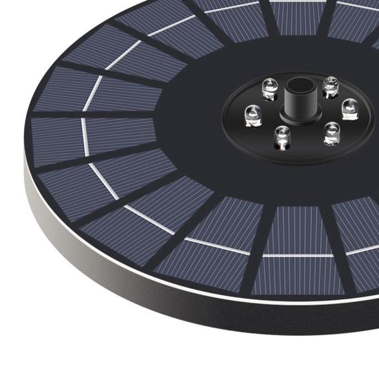 Солнечный фонтан, вращающаяся насадка на солнечной энергии, плавающие разноцветные фонари, плавательные бассейны, фонтан, садовые принадлежности