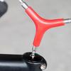 Y-Shaped 3 Way Socket Wrench Steel Triangle Hex Wrench Bike Repair Tool 4/5/6mm Y-Type Internal Hexagon Wrench for Bicycle Cycling Maintenance