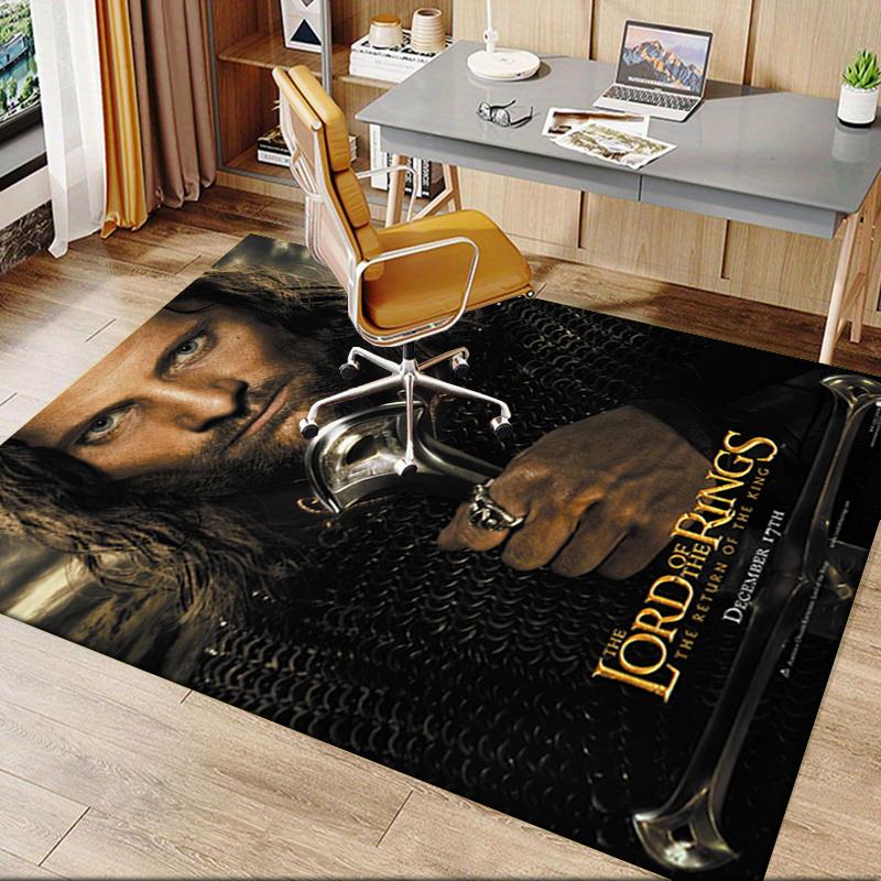 Lord of the Rings: Return of the King Poster Print Office Mat Home Decor Office Desk Chair Rugs Chair Carpet for office Chair Mat Gift For H