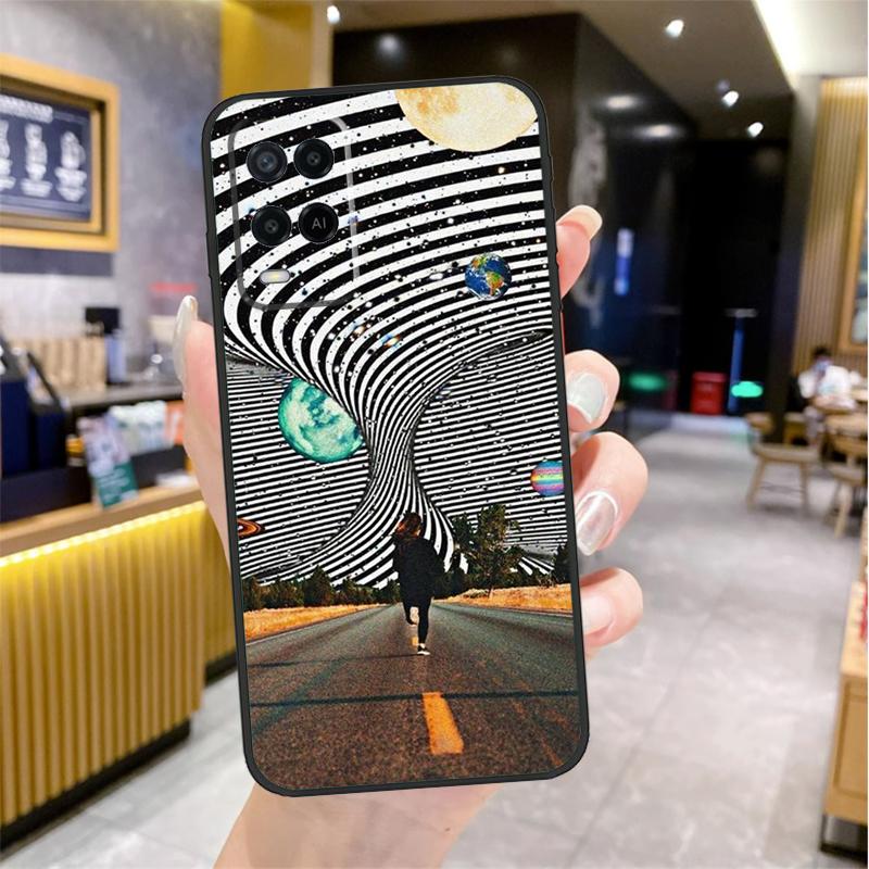 Арт Эстетичный Триповый Психоделический Чехол Для Oppo A80 A40 A60 A18 A38 A58 A78 A98 A96 A76 A16 A94 A74 A54 A15 A17 A57 A77 A5 Pro