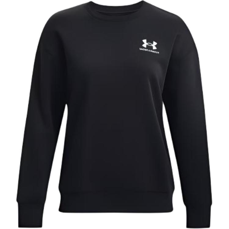 Under Armour Pullover Fleece Sweatshirt Women Tops Black 1373032-001