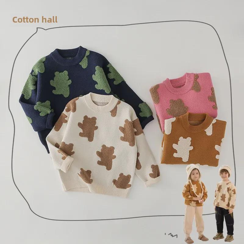 Утолщенный детский вязаный свитер из серии Winter Mountain 2024