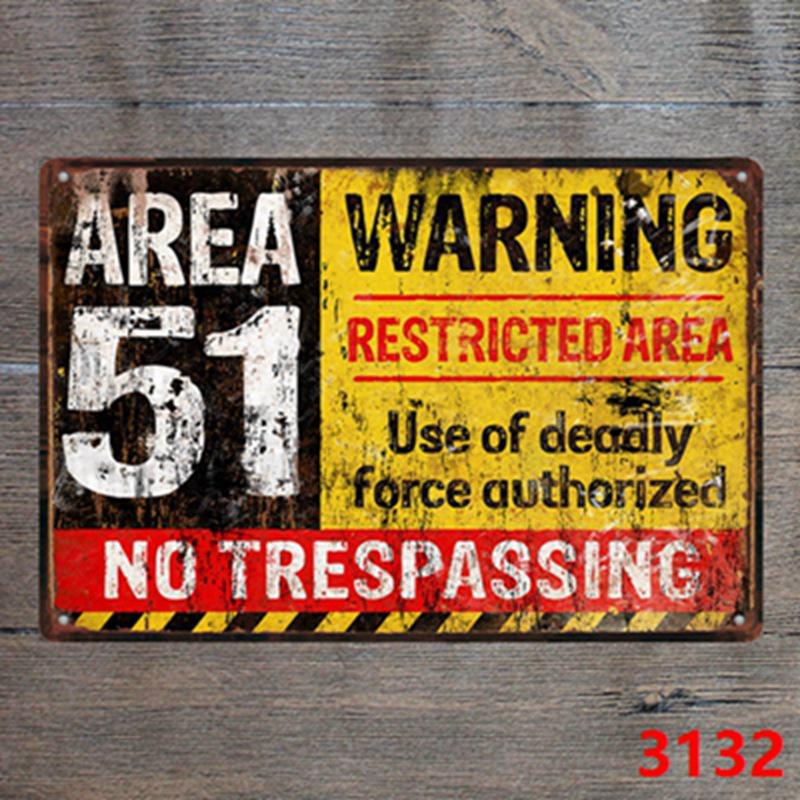 Custom Gun Humor Tin Sign for Restaurant, Bar, or KTV Decor