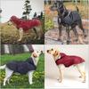 Reflective Large Breed Dog Rain Poncho - Waterproof & Windproof Hooded Raincoat