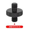 Double Headed Adapter Screw 1/4" Male To 1/4" or 3/8" Male Threaded Adaptor for Tripods Fill Light Stand Camera Cage