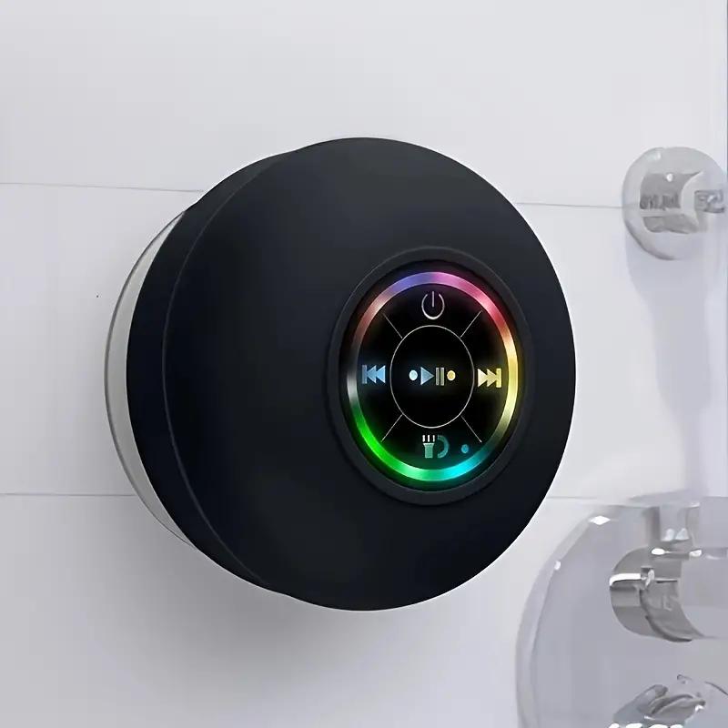 Водонепроницаемая светодиодная колонка для душа BTS07 со светодиодной присоской и Bluetooth-динамиком станет вашим идеальным компаньоном для прослушивания музыки в дороге.