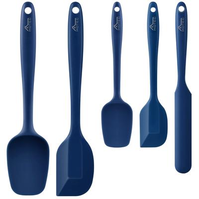 Hotec Spatula Силиконовый шпатель Термостойкий силиконовый кондитерский инструмент Лопатка Силиконовая ложка для йогурта Силиконовая лопатка для торта Крем для приготовления пищи