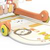 2 в 1 Детские ходунки Push Learning с мягким ковриком, ночником, клавиатурой, музыкальной игрушкой, регулируемой высотой