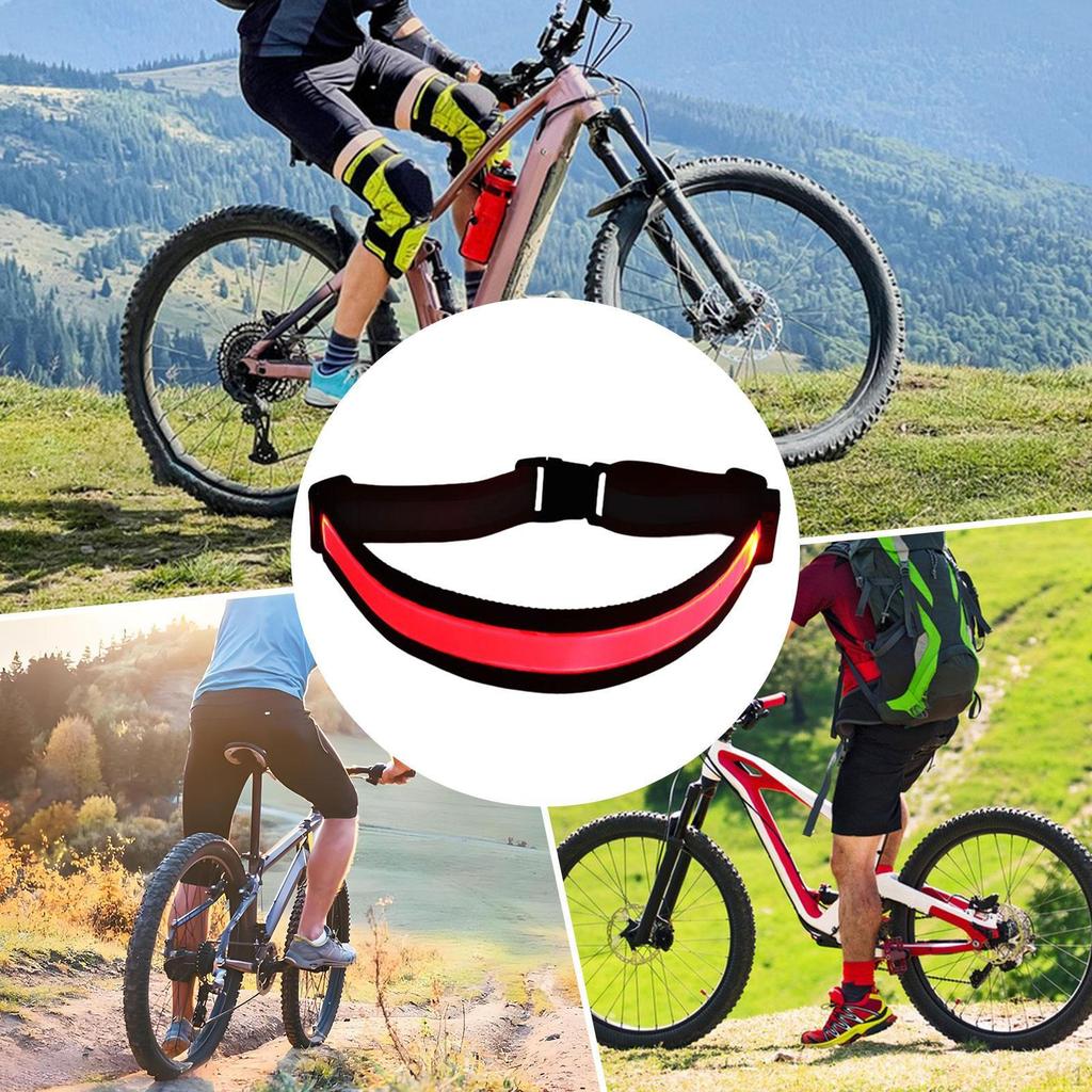 LED Reflective Belt for Night Running Flashing Cycling Gear Warning