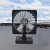 Автомобильный вентилятор охлаждения кондиционера USB-вентилятор для автомобиля 12 В Вращение на 360 градусов Циркулятор воздуха Автомобильные аксессуары для фургона, внедорожника, автодома Поездка по дороге Путешествие