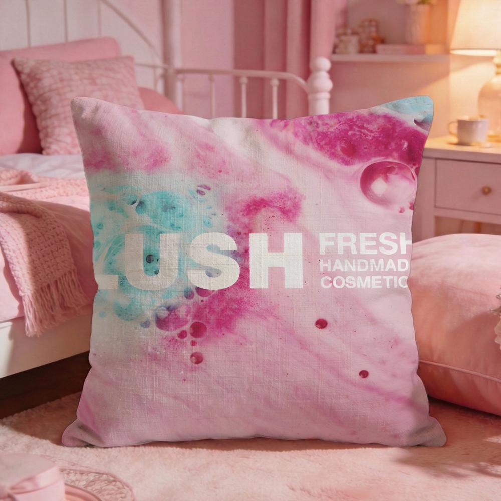 Логотип бренда LLush Чехол для подушки-кушона Премиальный комфорт Двусторонний чехол для подушки Дизайн «Два в одном» Для любой комнаты Салон автомобиля