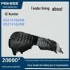 Подкрылки KS216163AB для Ford Territory: Лево право