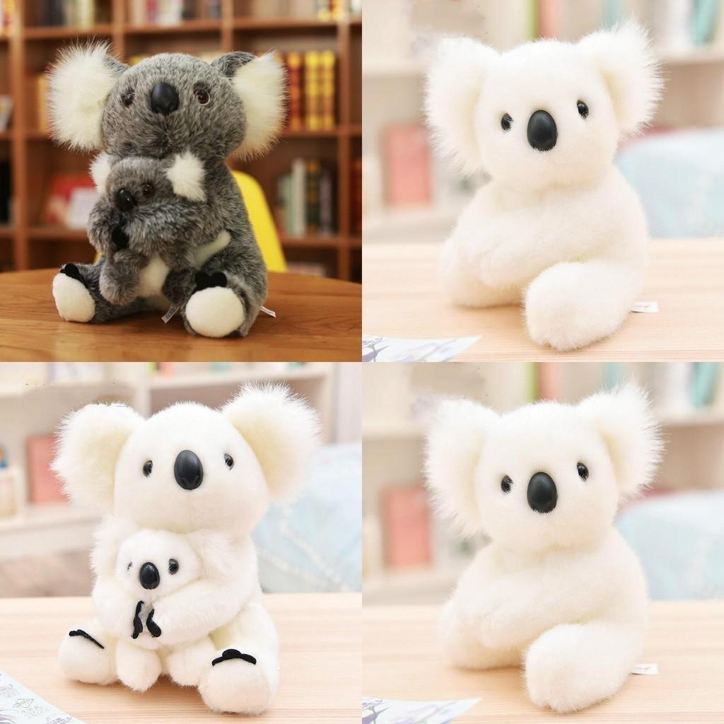 Очаровательные плюшевые игрушки Коала, изображающие сидящих маму и малыша