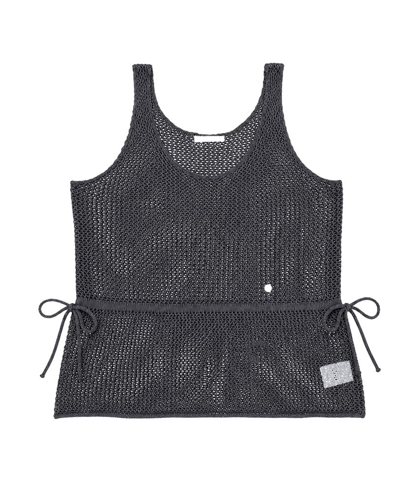 CLO'ET Mesh Crochet Knit Vest + 3 Colors
