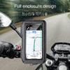 Motorcycle Phone Holder Bicycle Cellphone Clamp Scooter Motorbike Waterproof Case Easy To Install for Any Phone GPS Navigation