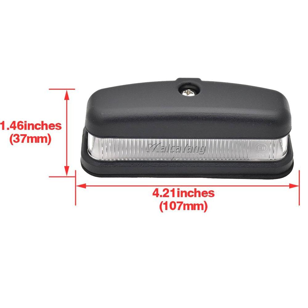 Светодиодный фонарь номерного знака для Land Rover Defender 90 110 130 1990-2016 серии 2 2A и 3, все модели, белый задний фонарь