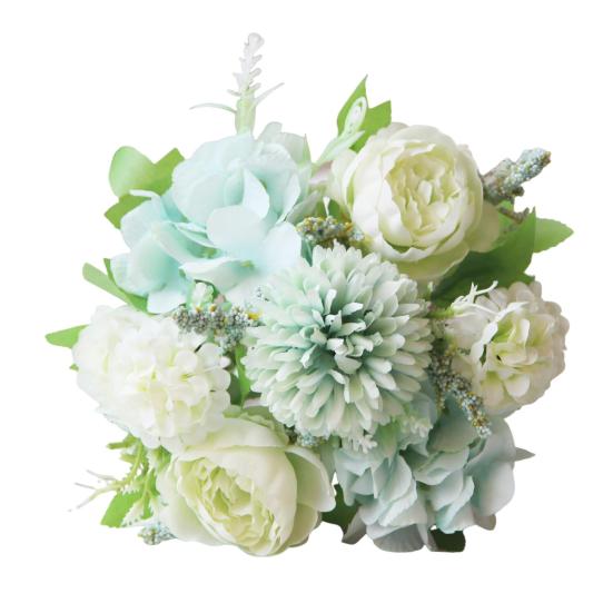 Искусственные цветы Букет искусственных пионов Смешанные цветы из искусственного шелка Букет искусственных цветов