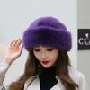 Fluffy Plush Beret Casual Hat