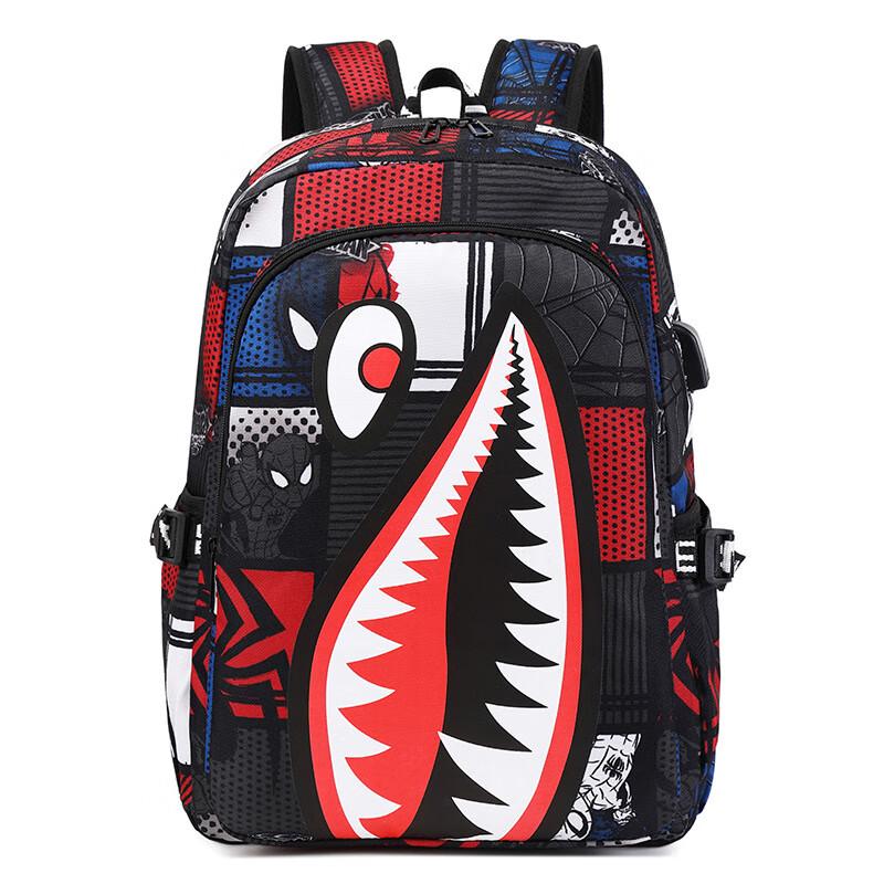Li Shen Children's Shark Pattern Backpack