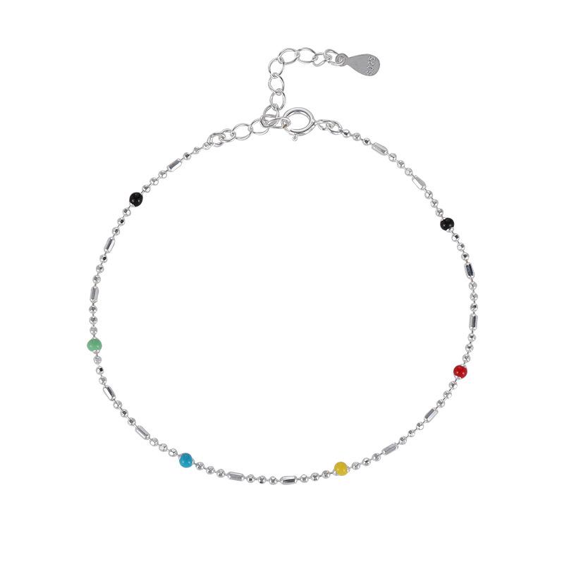 Цветной круглый браслет из бусин женский IU тот же браслет для девушки-подружки летний стиль Ins нишевый дизайн ювелирных изделий