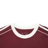 Li-Ning Футболка унисекс с принтом в полоску и надписью American Vintage Letter Logo, свободная, удобная, с коротким рукавом и заниженной линией плеч, AHSU657-3