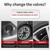 UMZJP1 New For Mercedes Benz 4Pcs Metal Car Tire Valve Caps Wheel Dust Cover Car Accessories for Mercedes Benz AMG W204 W211 W212 W213