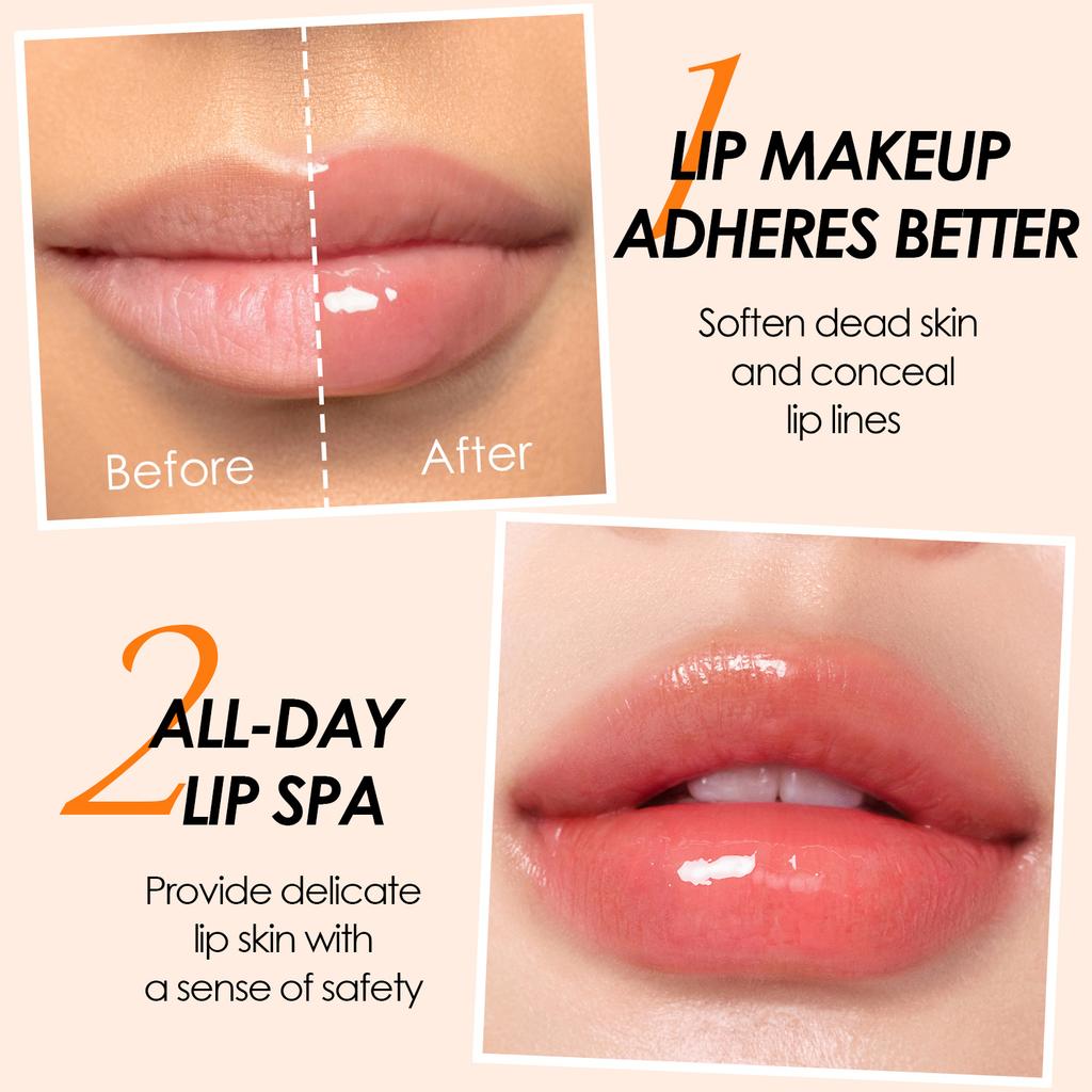 Kissbeauty Масло для губ Прозрачное Увлажняющее Увлажняющая Маска для губ Бальзам для губ