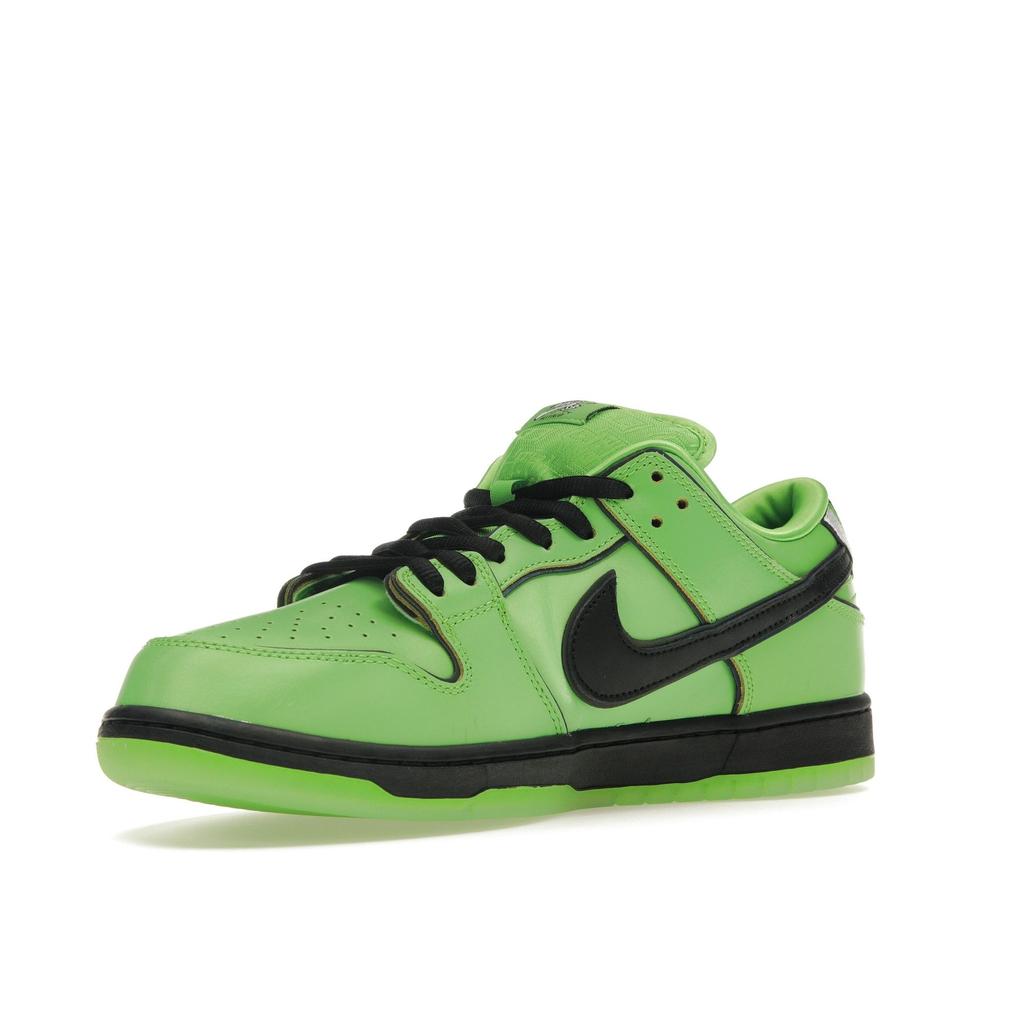 The Powerpuff Girls x Nike Dunk Low Pro SB QS Buttercup Унисекс Кроссовки Зеленый Средне-зеленый Черный FZ8319-300