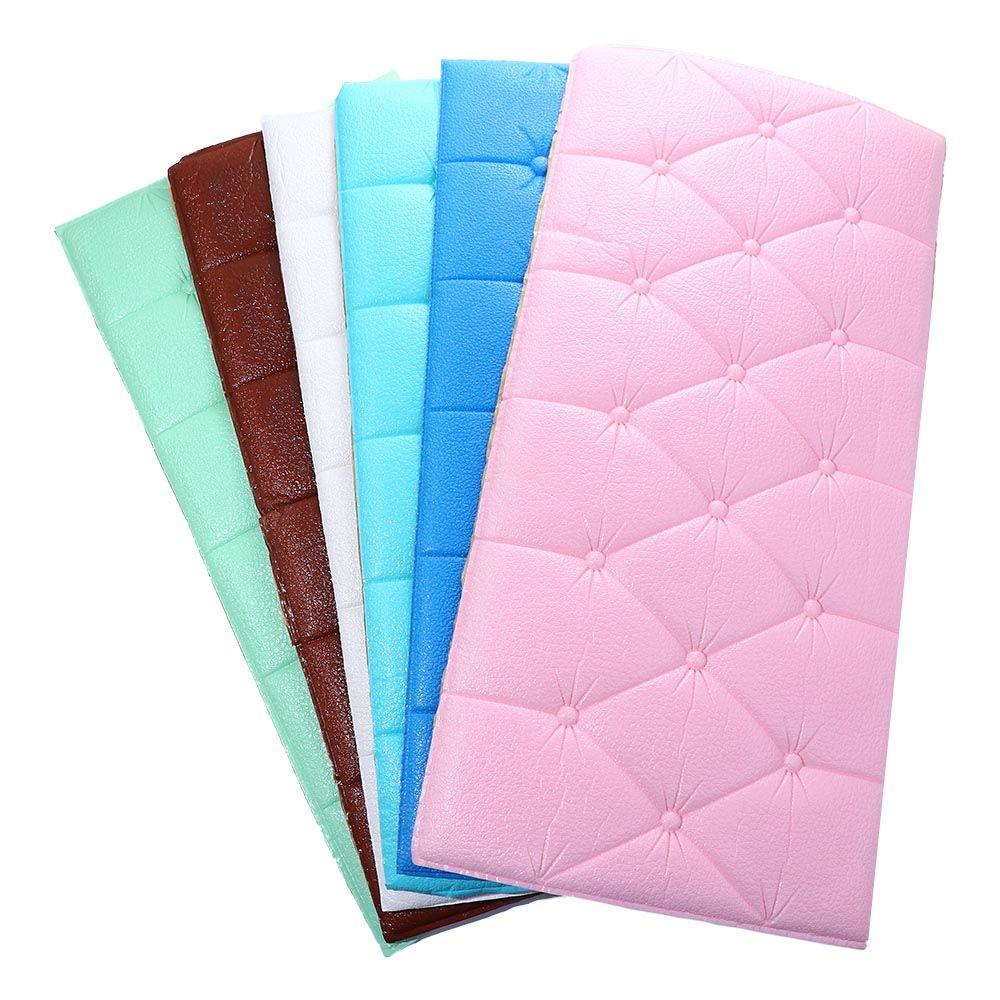 Самоклеящаяся подушка для изголовья кровати, домашний декор, украшение фоновой стены, панели для стен «сними и приклей», пенополиуретановая наклейка на стену