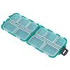New Portable Waterproof Fishing Hook Bait Tool Storage Box Case W/ 10 Grids Tool