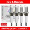 Для IZFR6H11 4294 12122158252 Двойные иридиевые свечи зажигания для E82 E87 E88 E90 E92 E63 E65 E66 E70 318i 320i 550i 740i X1 X5 N62