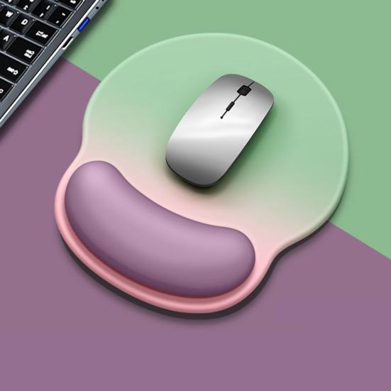 Mouse Pad with Wrist Support Ergonomic Design Non-Slip Base Waterproof Wear-Resistant Gaming Mouse Mat