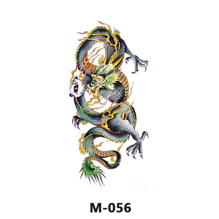 Customize Wolf Dragon Spider Scorpion Animal Temporary Tattoo Designs for Man
