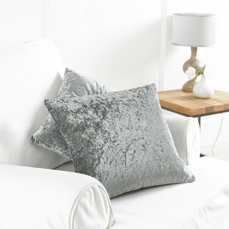 Наволочка в скандинавском стиле, бархатная серебряная домашняя подушка с ледяным дроблением, 45X45, декоративные подушки, блестящие наволочки