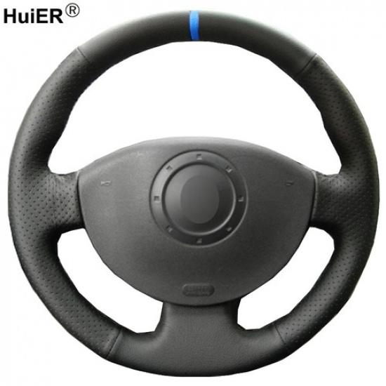 Для Renault Megane 2 2003-2008 Kangoo Scenic 2 Чехол на руль с ручной прошивкой