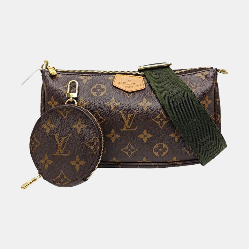 [Pre-Owned] Multi Pochette Accessoires Chain Monogram Five-In-One Combination Bag Coated Canvas Leather Mahjong Bag Underarm Handh - Very Good #U9IZC0