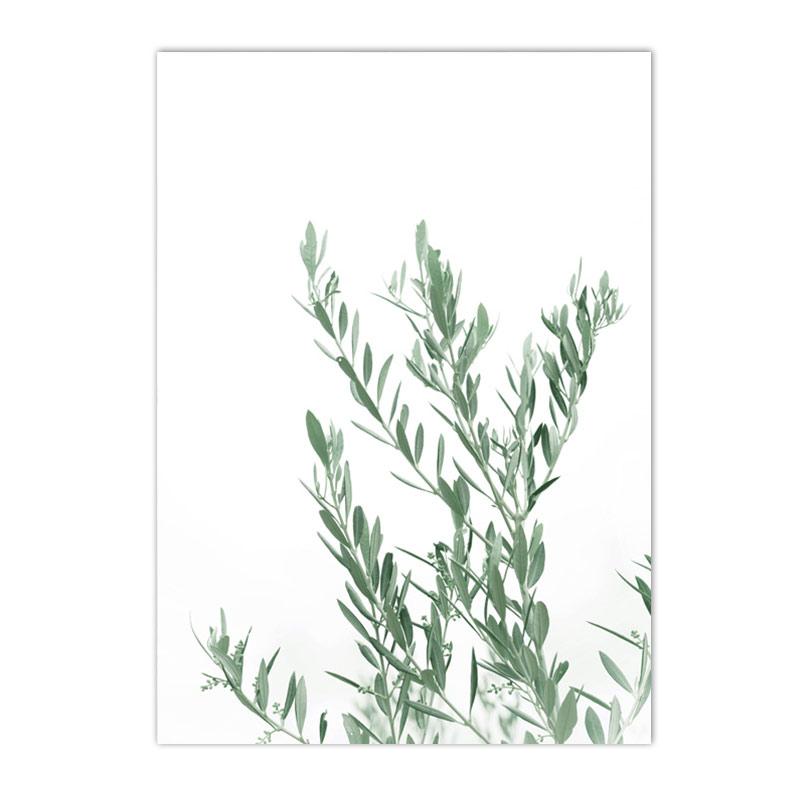 Зеленые листья кактус мечеть марокко дверь плакаты принты холст картины исламская каллиграфия настенное искусство картины декор гостиной