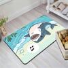 Shark Rug Floor Mat for Living Room or Bedroom Soft and Comfortable Carpet a Gift for Birthday and Holiday.