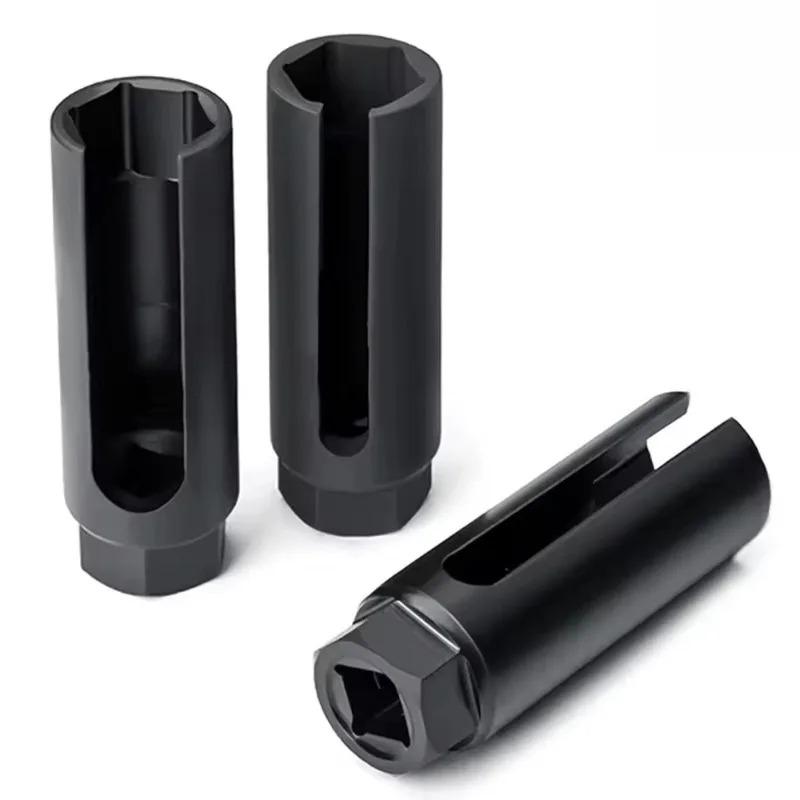 Универсальный кожух датчика кислорода Инструмент для снятия датчика кислорода Гнездо датчика кислорода с боковым вырезом для провода Автомобильные детали