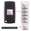 URXE5 5/10Pcs Aluminum Car Remote Key Emblem Stickers For Citroen C1 DS3 C2 C3 Vts C4 Saxo C4L C5 C6 C8 Xsara C3-XR Picasso Berlingo