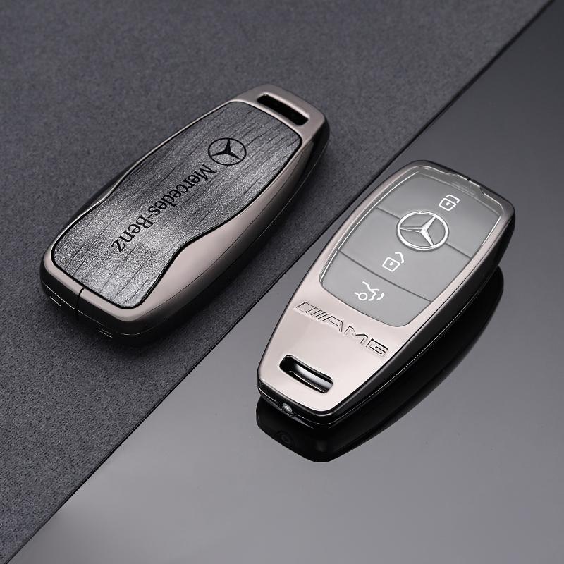 SFX1 For Mercedes Benz A B C E Class GLS GLA GLK GLC CLS CLA AMG W176 W204 W205 W212 W463 Leather Car Remote Key Case Cover Shell