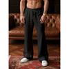 Свободные повседневные расклешенные брюки для мужчин, тонкие однотонные, для отпуска, прогулок, спорта, бега, на все сезоны
