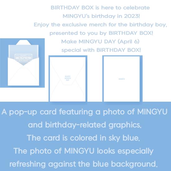 Seventeen КОРОБКА ДЛЯ ДНЯ РОЖДЕНИЯ MINGYU ВЕР.2