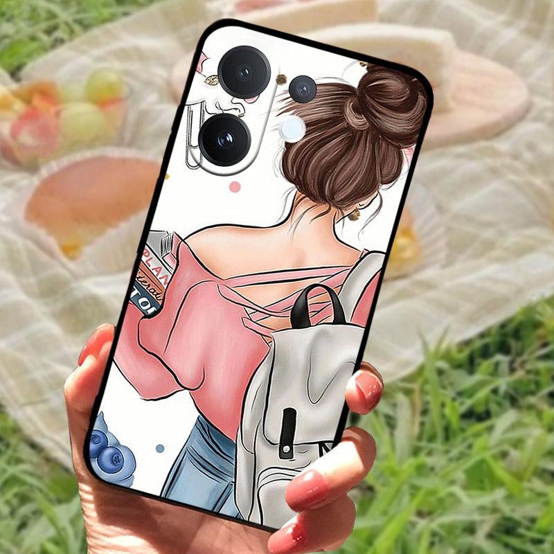 For VIVO V60 5G Case Fashion Cool Animals Painted Soft TPU Silicone Fundas Coque For VIVO T4 Pro T4Pro 5G V2510 Phone Cover Capa