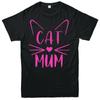 Cat Mum T-Shirt Funny Kitten Crazy Cat Lovers Adorable Animal Funny Top