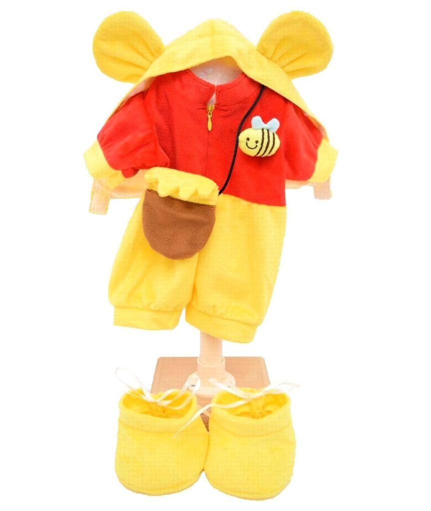 Teddy Bear Online Store Alice Duffy Clothes Costume Winnie the Pooh for Small Size Dress-Up (No Body) (Duffy)