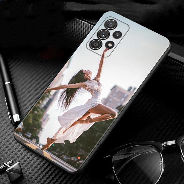 Чехол для Samsung Galaxy A51 A71 A01 A11 A21 A21s A31 A41 A72 A52 A42 A32 A22 A12 A02 A02s F42 Ballet Dance Girl Ballerina
