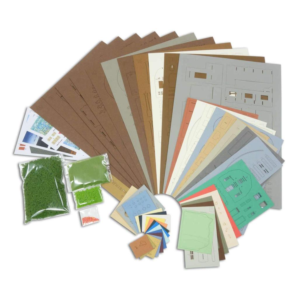 Серия Sankei Studio Ghibli Слушайте Diorama Paper Craft MK07-40