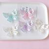 Transparent Colorful Butterfly Accessories Hair Accessories Hole Shoes Cream Glue DIY Material