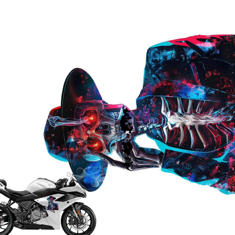 Крутые наклейки для грузовиков ПВХ наклейки на автомобиль в виде черепа с прочным клеем водонепроницаемые декоративные наклейки с черепом на автомобиль